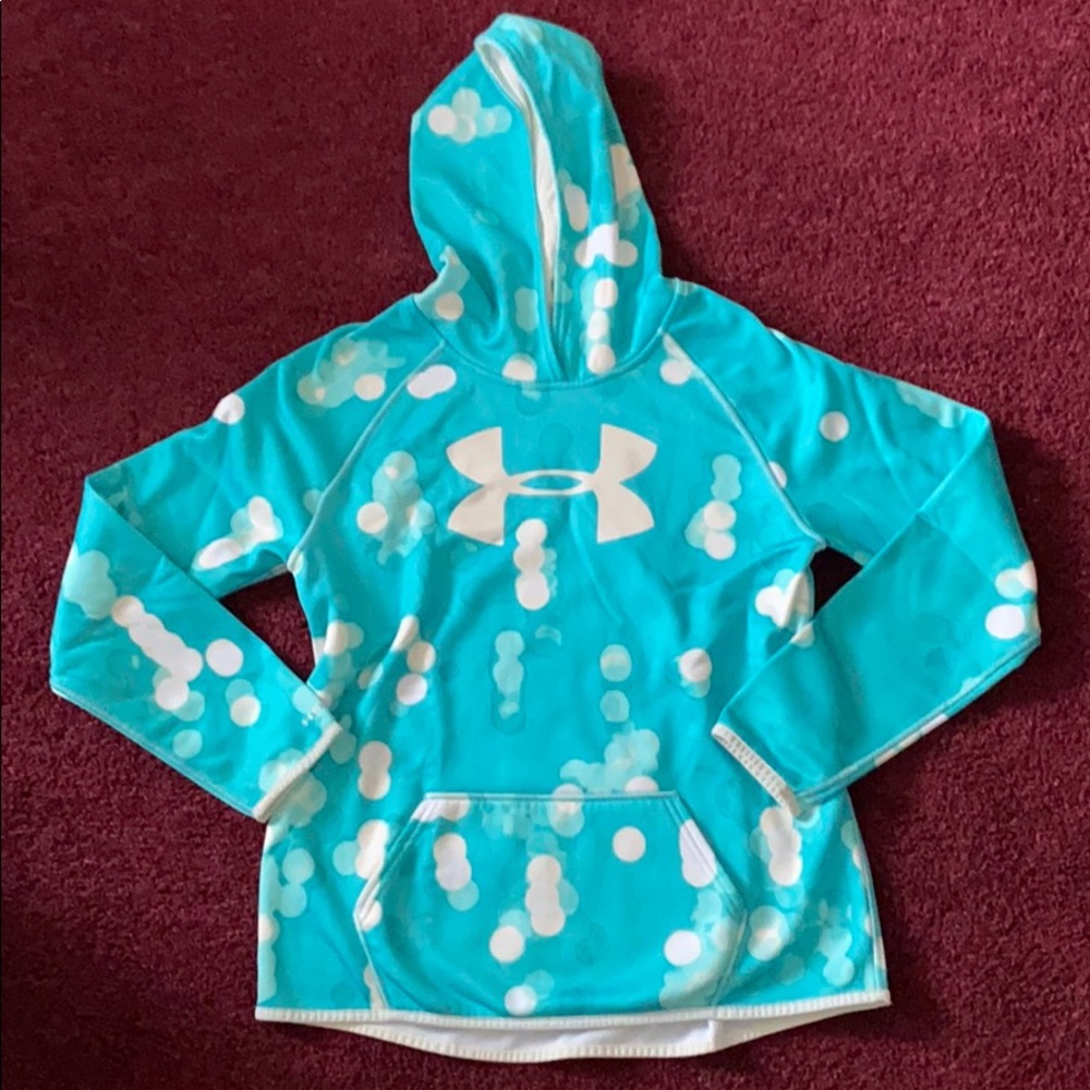 Under Armour Girls Polka Dot Fleece Hoodie
